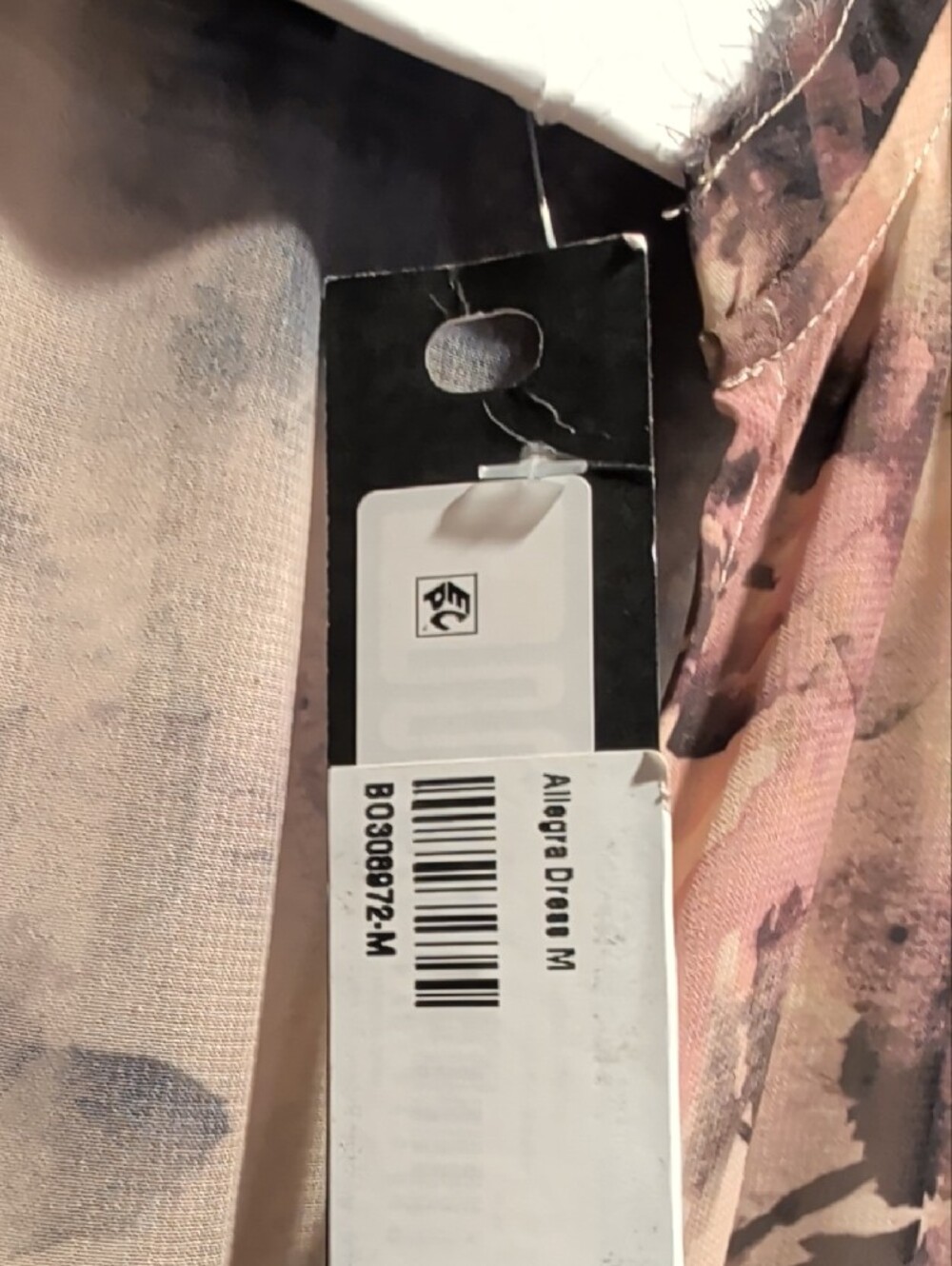 Steve Madden Beige, Pink And Black Floral Maxi Dress - Picture 3 of 4